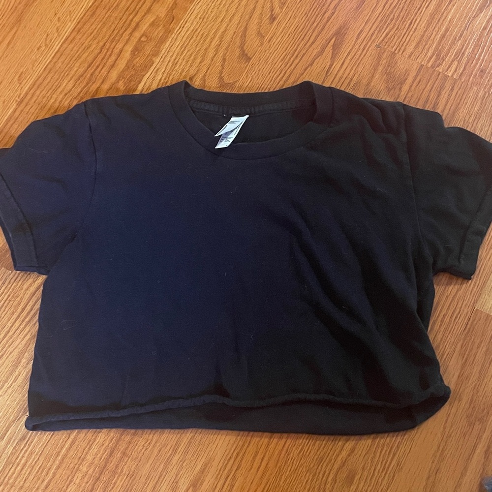American Apparel Midnight Black Tee